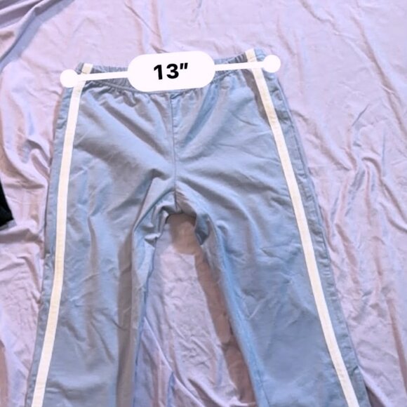 TWO Pairs of Urban Outfitters Jogger/Legging style Capris, Lt Bl & Blk, SMALL - Picture 8 of 13